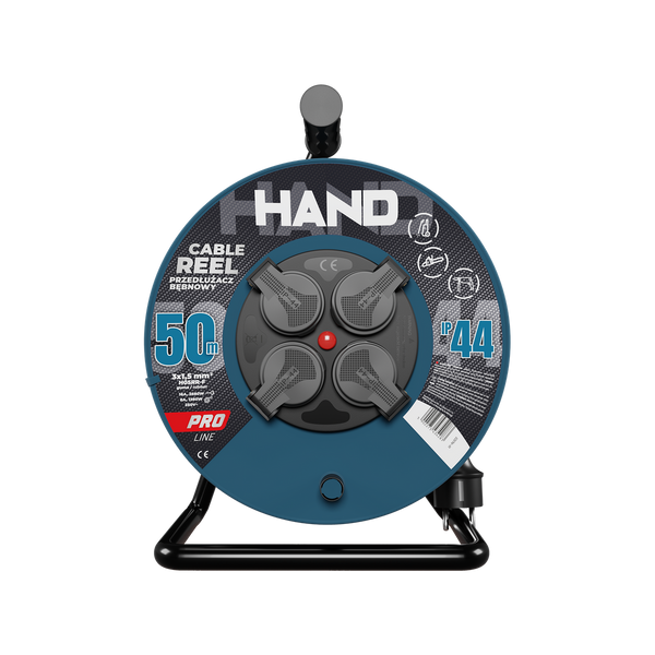 Przedłużacz bębnowy Hand Line KEL W-96303, 50M/3x1,5