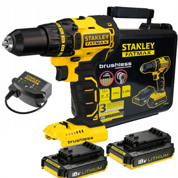 Akumulatorowa wiertarko-wkrętarka Stanley Fatmax FMC608C2K