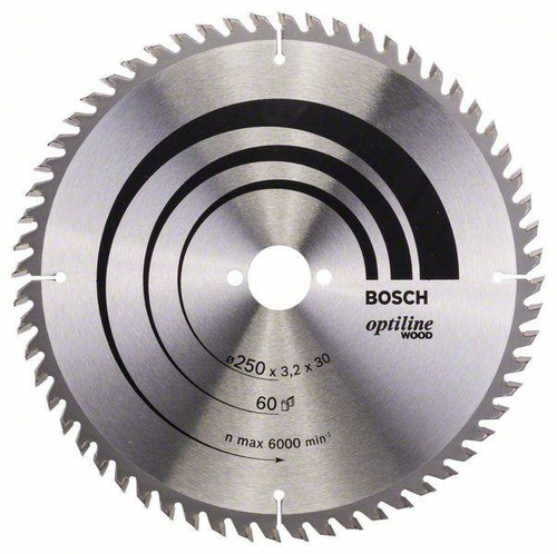 Tarcza pilarska Optiline Wood 250x30 Bosch 2608640729