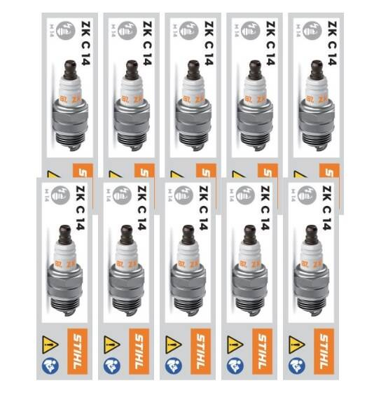 Zestaw 10 szt. świec ZK C 14 Stihl 00004007029