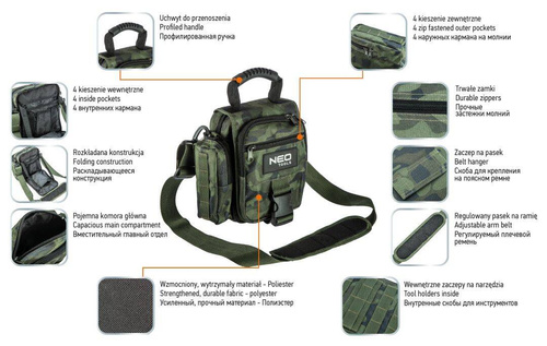 Mała torba turystyczna NEO Tools 84-323