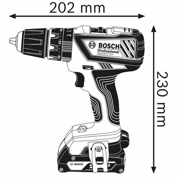 Wiertarko-wkrętarka Bosch GSB 18-2-Li Plus