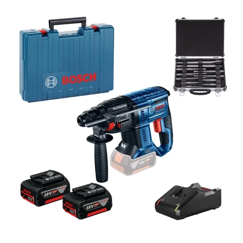 Młotowiertarka z zestawem wierteł Bosch GBH 180-LI 0615990M9C