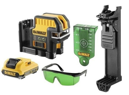 Akumulatorowy laser krzyżowy DCE0822D1G DeWalt + akumulator + ładowarka