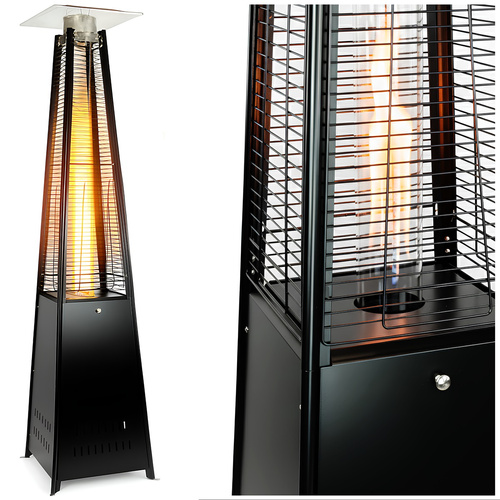 Parasol grzewczy Belivio AGNI czarny