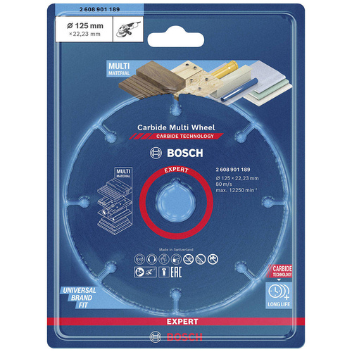 Tarcza do cięcia Bosch EXPERT Carbide Multi Wheel 125mm