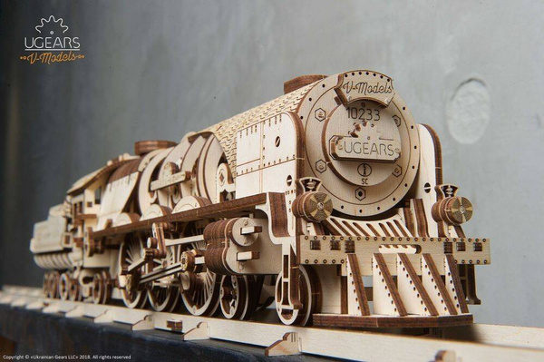 Lokomotywa V-Express UGEARS 70058