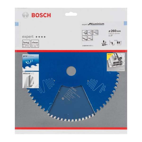 Tarcza do cięcia aluminium 260x30 Bosch 2608644113