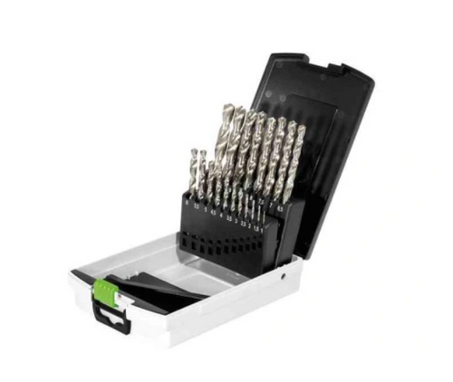 Zestaw wierteł  HSS D 1-10 Sort/19x Festool 498981