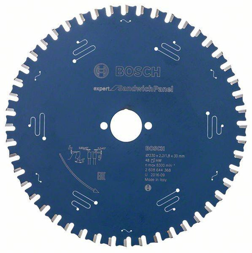Tarcza Expert for Sandwich Panel do pił ręcznych 230x30 Bosch 2608644368