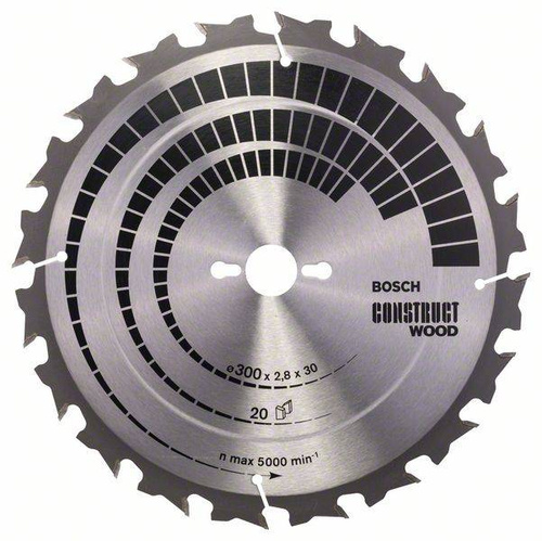 Tarcza pilarska Construct Wood 300x30 Bosch 2608640700