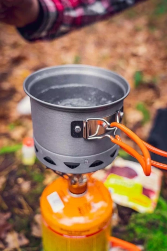 Garnki turystyczne z radiatorem NEO Tools 63-144