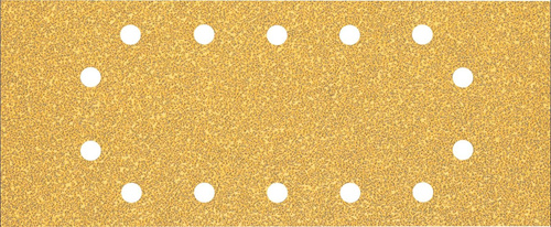 EXPERT C470 Papier ścierny z 14 otworami do szlifierek oscylacyjnych 115 x 280 mm, G 40, 10 szt.