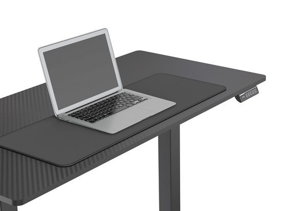 Biurko elektryczne 120x60 cm Zyonix TEVON Black Carbon