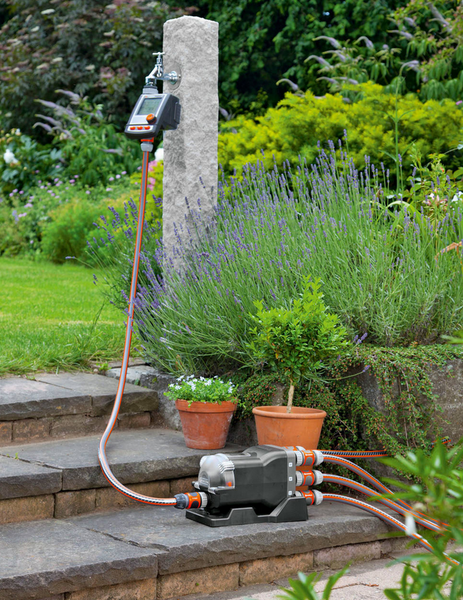 Zestaw sterownika nawadniania i dzielnika wody