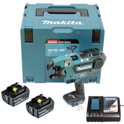 Wiązarka do zbrojenia Makita DTR180 + 2x 5ah + DC18RC