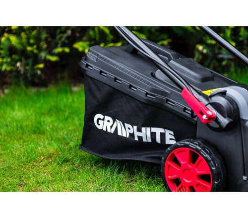 Kosiarka Graphite 59G475 - elektryczna, kosz na trawę 45L, 2000W