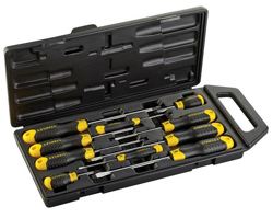 Zestaw wkrętaków płaskich, krzyżowych (10 szt.) Stanley 2-65-005