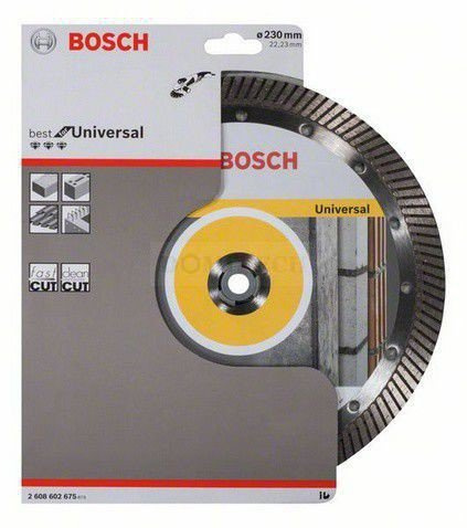 Bosch Diamentowa tarcza tnąca 230 Best for Universal Turbo 2608602675