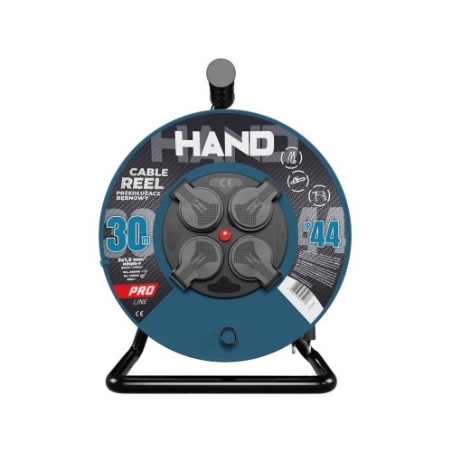 Przedłużacz bębnowy Hand Line KEL W-96302, 30M/3x1,5