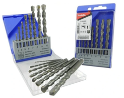 Zestaw wierteł do betonu 3-10 mm 8 Szt P-60006 Makita
