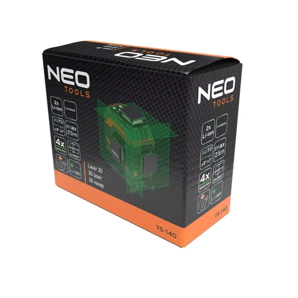 Laser krzyżowy NEO Tools 75-140
