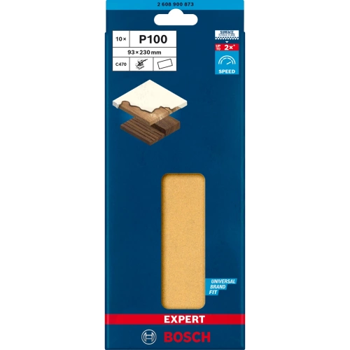 Papier ścierny 93x230 mm G100 Bosch C470 (2608900873) 10 szt.