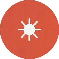 Tarcza fibrowa Bosch EXPERT R782 Prisma Ceramic Fibre Disc 180 mm 2608621831 G 120 25 szt.