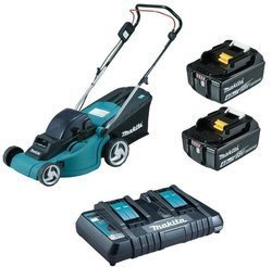 Kosiarka do trawy Makita DLM380PM2 o szerokości koszenia 38 cm - akumulatorowa 2x 18V