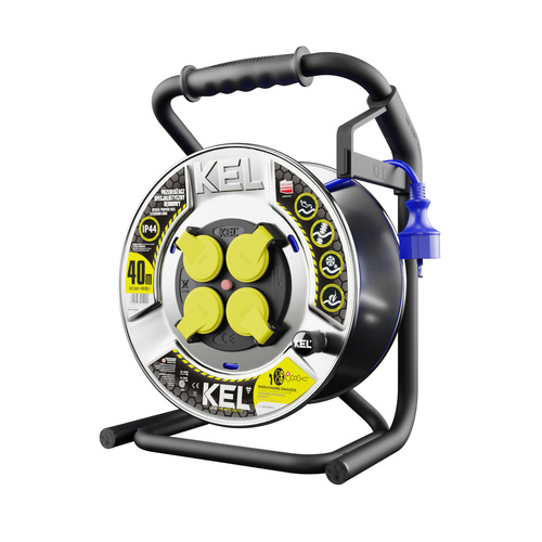 Przedłużacz bębnowy Kel Heavy Duty W-99263, 30M/3X1,5