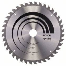Tarcza pilarska Optiline Wood 254x30 Bosch 2608640443