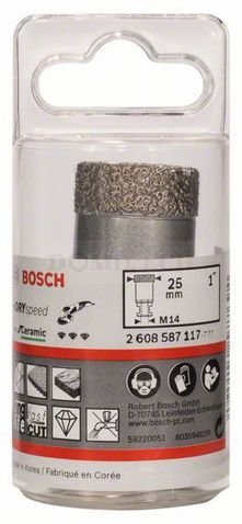 Bosch Dry Speed Wiertło diamentowe na sucho Ø 25 mm