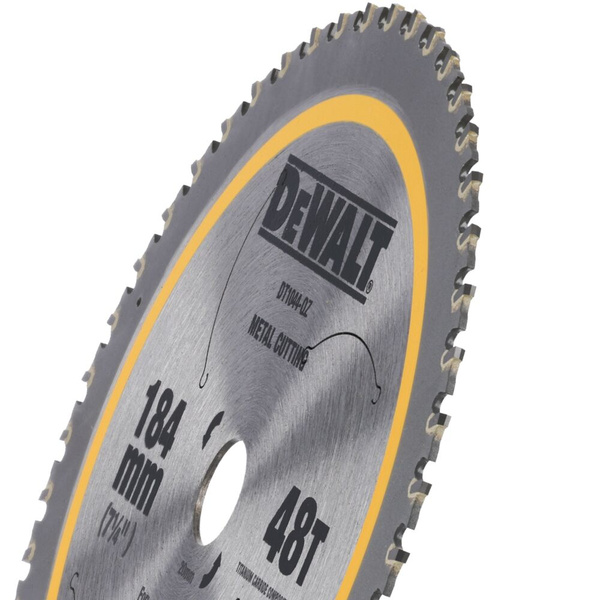 Tarcza tnąca do metalu 184x20 mm 48T Dewalt DT1044-QZ