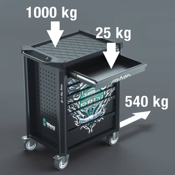 Wózek narzędziowy Wera 1 Tool Rebel 9700 05150130001