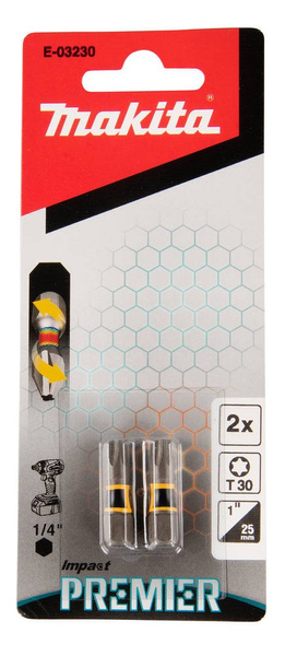 Zestaw 2 szt. bitów T30 Makita E-03230