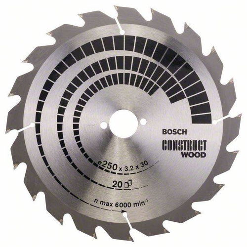 Tarcza pilarska Construct Wood 250x30 Bosch 2608641774
