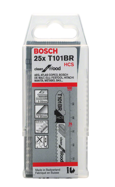 Brzeszczot do wyrzynarek T 101 BR Bosch 2608633623 25 szt.