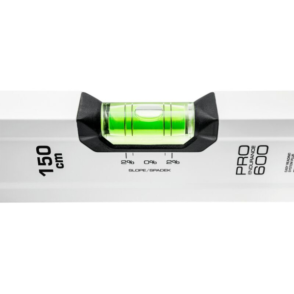 Poziomica PRO600 150 cm z libellą 2% PRO-AB150