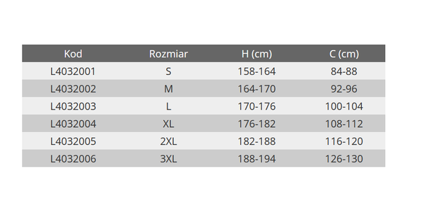 Koszulka polo LAHTI PRO - rozmiar L, czarno-granatowa