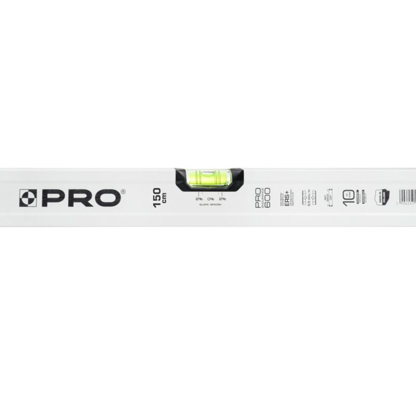 Poziomica PRO600 150 cm z libellą 2% PRO-AB150