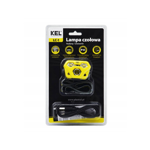 Latarka czołowa KEL LC-1 300 lm W-00338