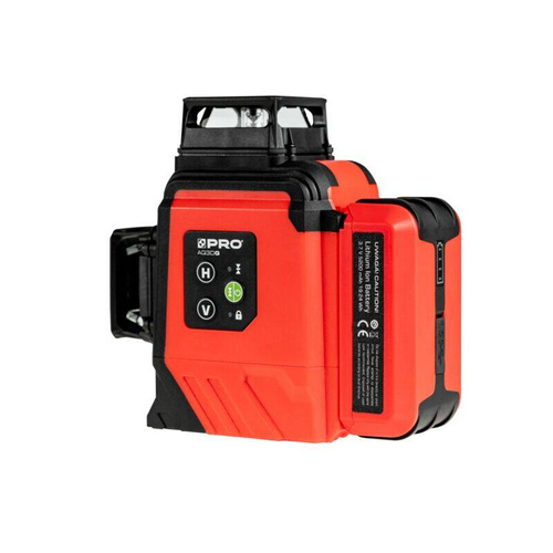 Laser wieloliniowy PRO AQ3DG zielona wiązka Zestaw PLUS PRO