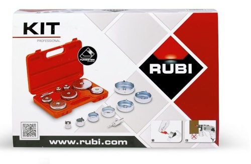 Zestaw wierteł z węglika wolframu Rubi 04995