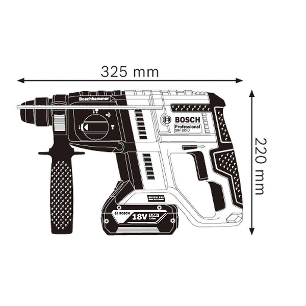 Młotowiertarka Bosch GBH 180-LI 0611911121