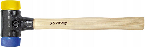 Młotek z miękkim obuchem Safety średnio miękki/twardy Wiha 26654