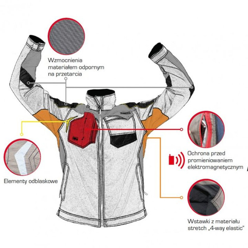 Bluza ochronna Lachti PRO L4041004 SLIM FIT XL