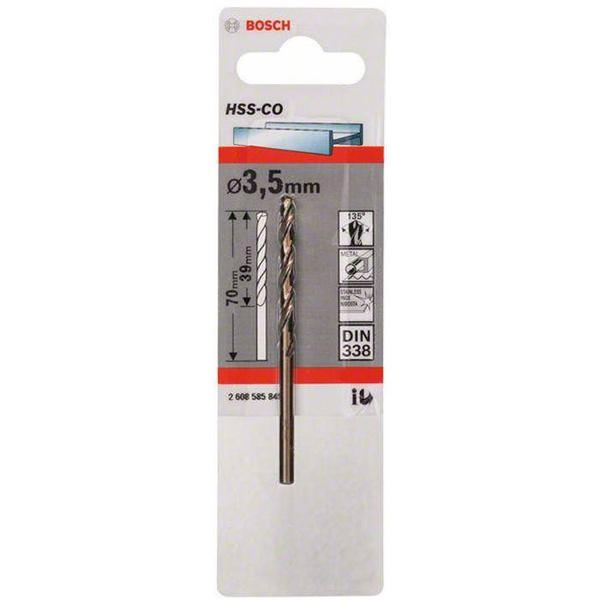 Wiertło do metalu Bosch 2608585845 HSS-Co 3,5x39x70mm