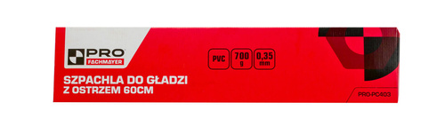 Szpachla do gładzi z ostrzem 60x0,35 mm PRO PC403