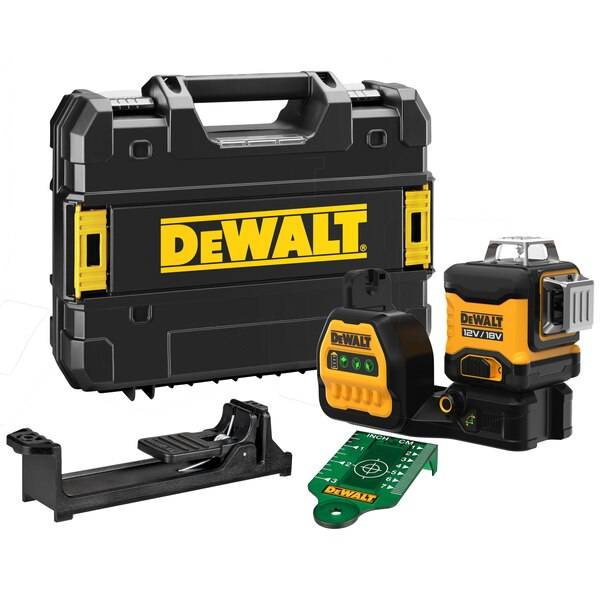 Laser wieloliniowy 3X360 zielony 12/18V XR DeWALT DCE089D1G18-QW + akumulator 2.0Ah