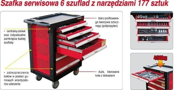 Wózek narzędziowy Yato YT-5530